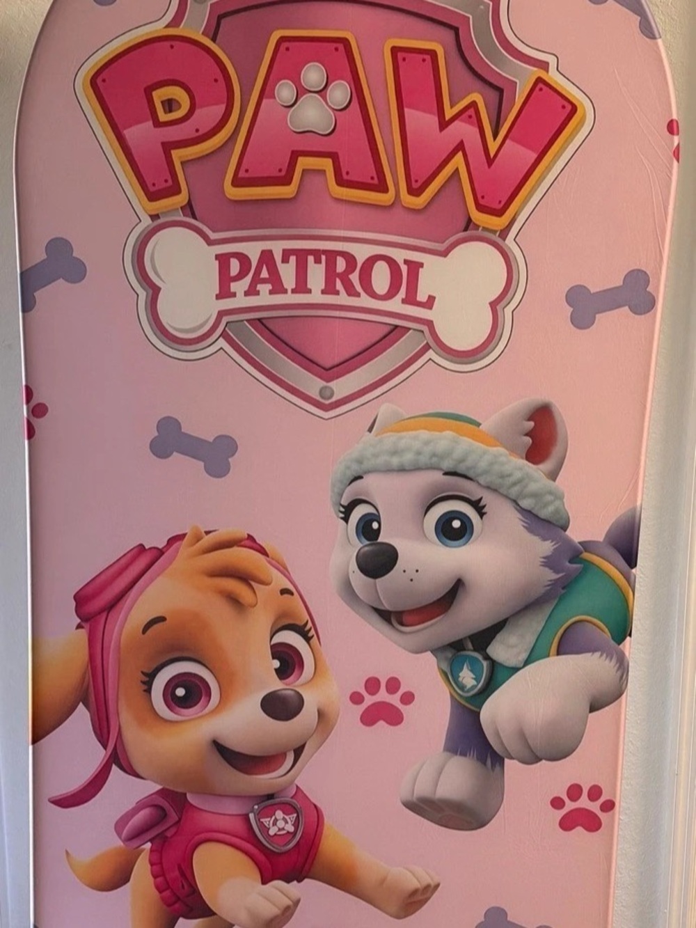 Pink Paw Patrol Birthday Arch Backdrop Cover